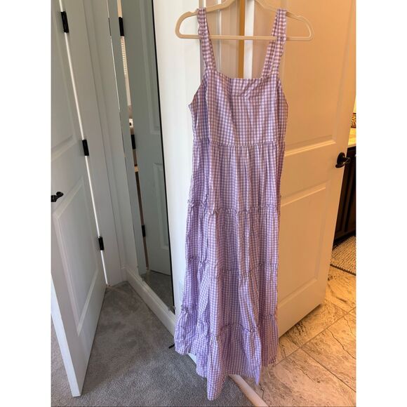 NWOT Vero Alfie gingham dress , $298 Us 8/10 B33 - Picture 1 of 8